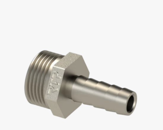 25153 Լատունե կցամաս խողովակի 14x1/2 արտաքին պարուրակով - ի նկար