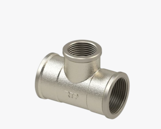 25201 Լատունե եռաբաշխիչ անցումային 1°°x3/4''x1''ներքին պարուրակներ - ի նկար