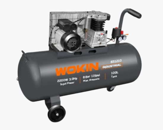 831210 Wokin Օդային կոմպրեսատոր 100L, 2.2KW/3HP - ի նկար
