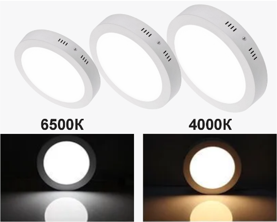 Led պանել կլոր արտաքին 24W-4K (N.W)  (20) - ի նկար