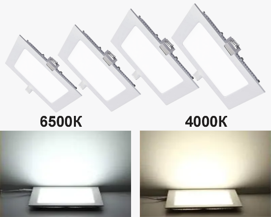Led պանել քառակուսի ներքին 9W-6K (W)  (30) - ի նկար