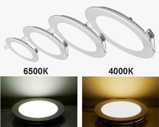 Led պանել կլոր ներքին 12W-6K (W)  (30) - ի նկար
