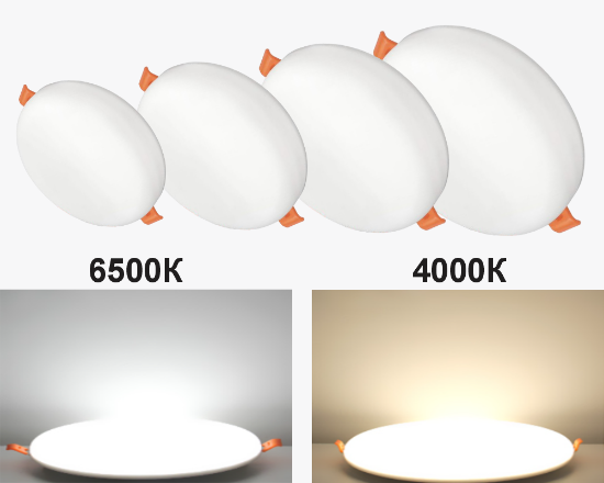 Led պանել կլոր առանց շրջանակ 24W-6K (W)  (40) - ի նկար