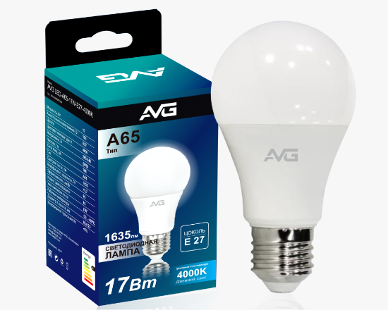 Լուսադիոդային լամպ AVG LED A65-17W-E27-4K - ի նկար