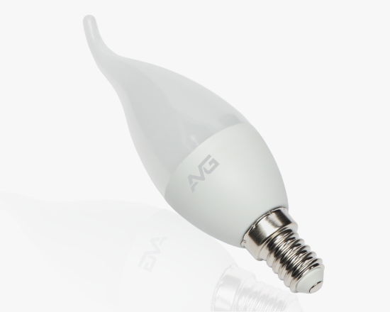 Լուսադիոդային լամպ AVG LED C37-9W-E14-4K մոմ - ի նկար