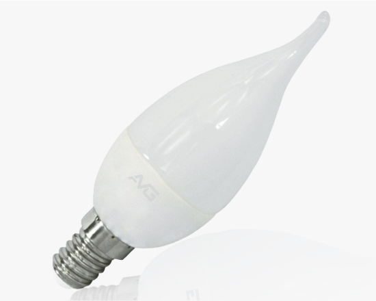 Լուսադիոդային լամպ AVG LED C37-9W-E14-6K մոմ - ի նկար