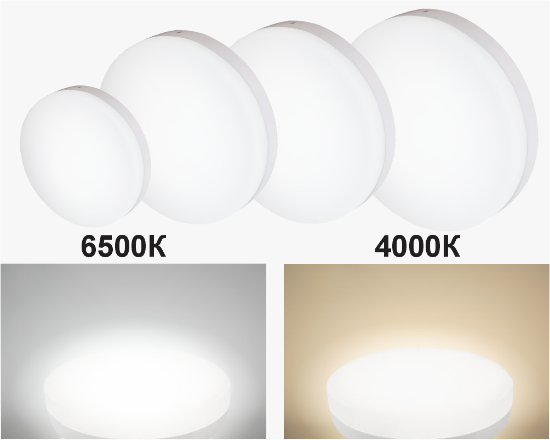 Led պանել կլոր արտաքին 18W-4K առանց շրջ. (60) - ի նկար