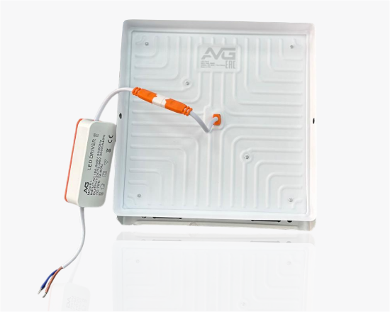 Led պանել քառակուսի արտաքին 18W-4K առանց շրջ. (60) - ի նկար