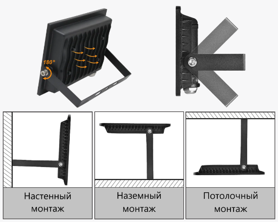 Led պրոժեկտոր SDO-6 200W-6K (W) (10) - ի նկար