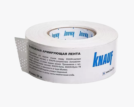 Ամրացնող ժապավեն ծակոտկեն թղթից RU (50մ) - ի նկար