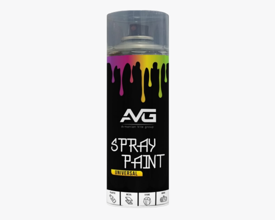 AVG Փչովի ներկ N190 լաք փայլուն թափանցիկ 520մլ, 280գր (12 հատ)  - ի նկար