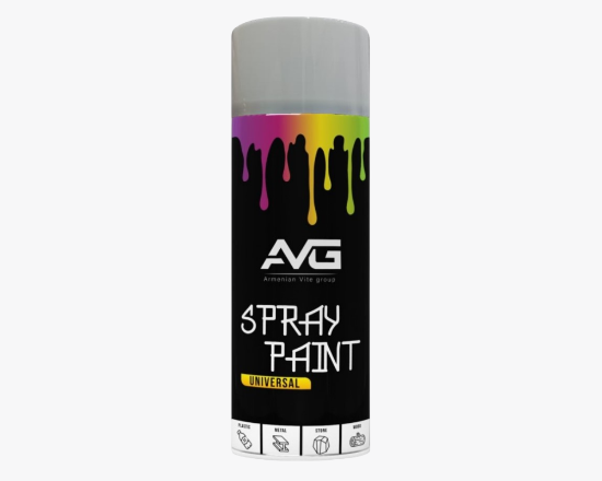 AVG Փչովի ներկ N5 սպիտակ անփայլ 520մլ, 280գր (12 հատ) - ի նկար