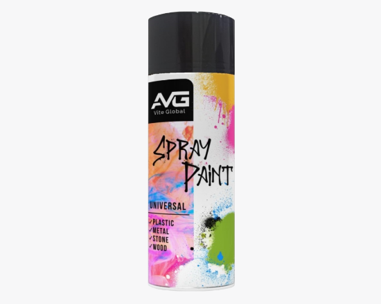 AVG Փչովի ներկ N1200 մուգ սև 520մլ, 240գր (12 հատ)  - ի նկար