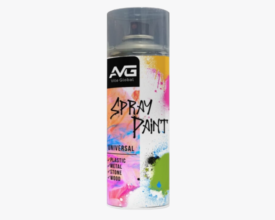 AVG Փչովի ներկ N190 լաք փայլուն թափանցիկ 520մլ, 240գր (12 հատ)  - ի նկար