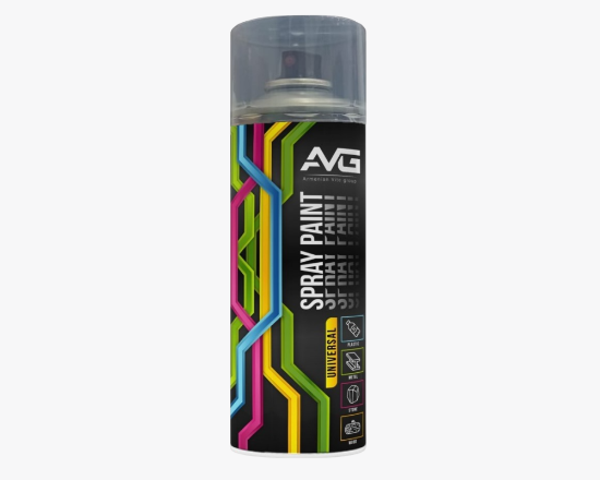 AVG Փչովի ներկ N190 լաք փայլուն թափանցիկ 520մլ, 380գր (12 հատ) - ի նկար