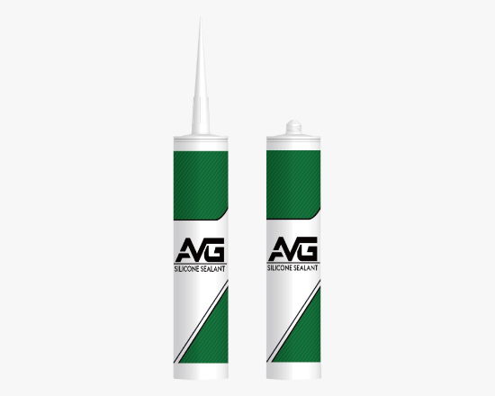 AVG սիլիկոն թափանցիկ 280մլ, 240 գր (24 հատ) կանաչ տուփով - ի նկար