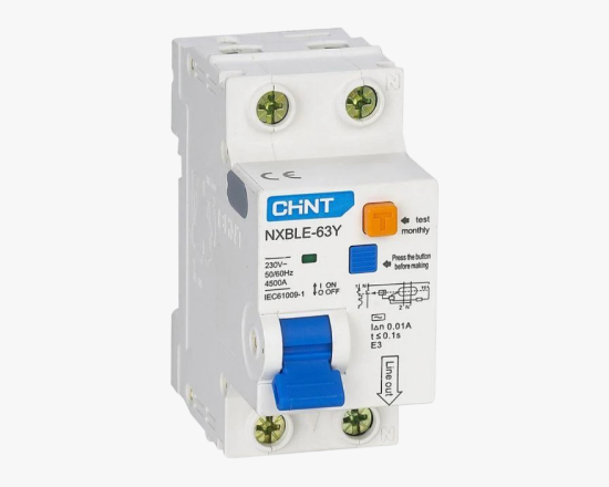 105547 Դիֆ. ավտոմատ անջատիչ NXBLE-63Y 1P+N C50 30mA 4.5kA - ի նկար