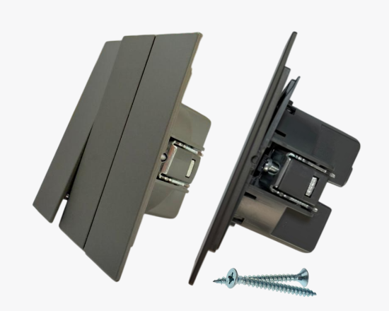 CC-PJ-17 Մոխրագույն անջատիչ 3 ստեղնով (10) - ի նկար